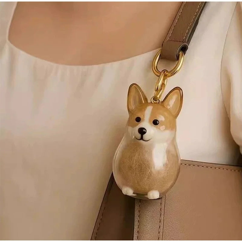 Transparenter Fell-Erinnerungsanhänger für Hunde & Katzen 🐶🐱