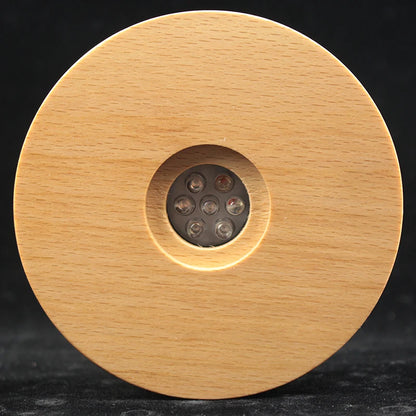 Personalisierte Kristallkugel mit Haustierfoto & LED-Sockel