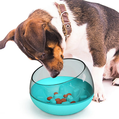 Kippsicherer Slow Feeder-Napf – Raumkapsel-Design für Hunde und Katzen 🚀