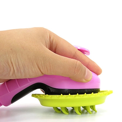 Sanfte Haustierdusche mit Massagefunktion – 2-in-1-Massage & Fellpflege für Hunde & Katzen