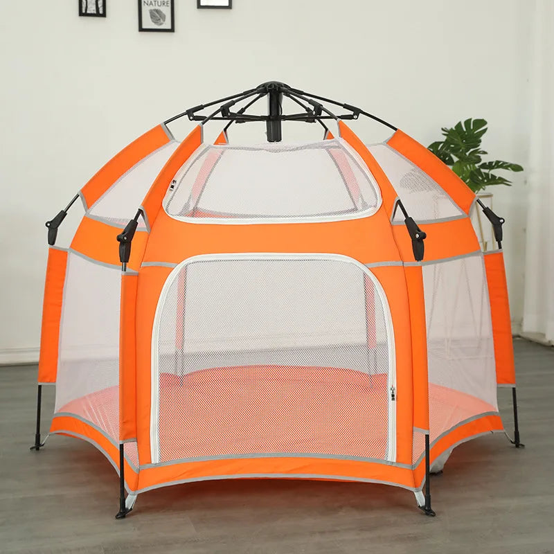 Faltbarer Haustier-Laufstall mit Pop-Up-System