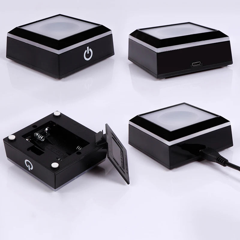 Personalisierte Kristallkugel mit Haustierfoto & LED-Sockel