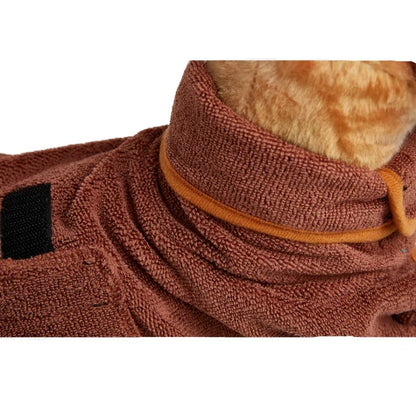 Flauschiger Haustierbademantel – saugstark & bequem für jedes Haustier