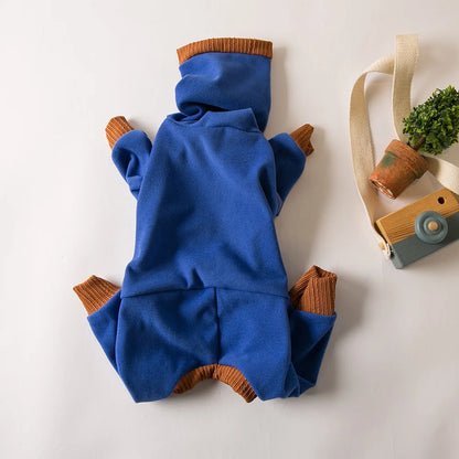 Warmer Hunde-Winteranzug aus Plüsch – Vierbeinig, bequem & stylisch