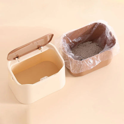 Geruchsdichter Katzenstreu-Mülleimer – Hygienisch & Kompakt