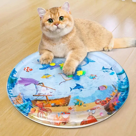 Erfrischende Wassermatte für Haustiere - Fluffy Adventures Haustiershop 100x100cm Mein Shop Haustier Spielzeug Erfrischende Wassermatte für Haustiere Haustier Spielzeug Mein Shop 100x100cm Fluffy Adventures Haustiershop