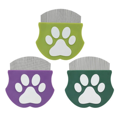 Flohkamm für Hunde & Katzen mit gebogenen Zinken