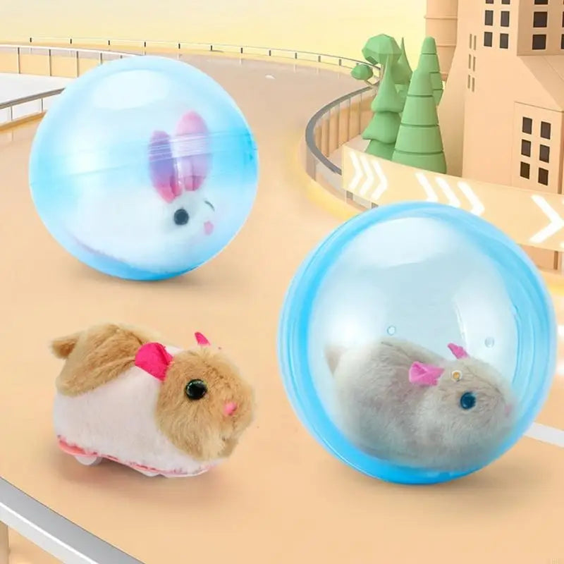 Rollender Hamster – Interaktives Katzenspielzeug mit Bewegung & Spaß