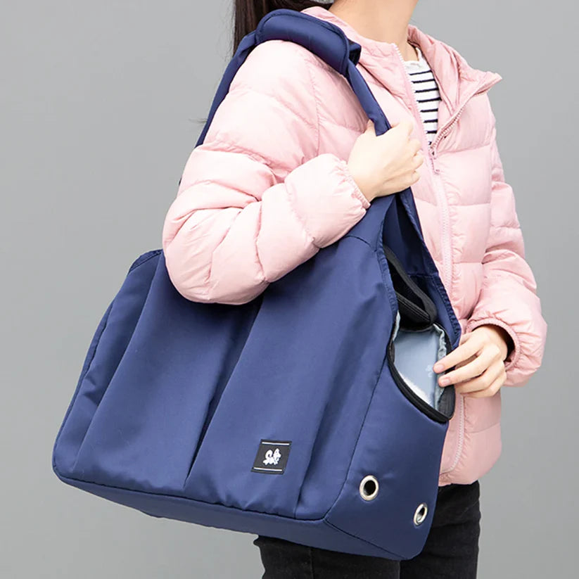 Atmungsaktive Haustier-Tragetasche – Leicht, geräumig & stylisch