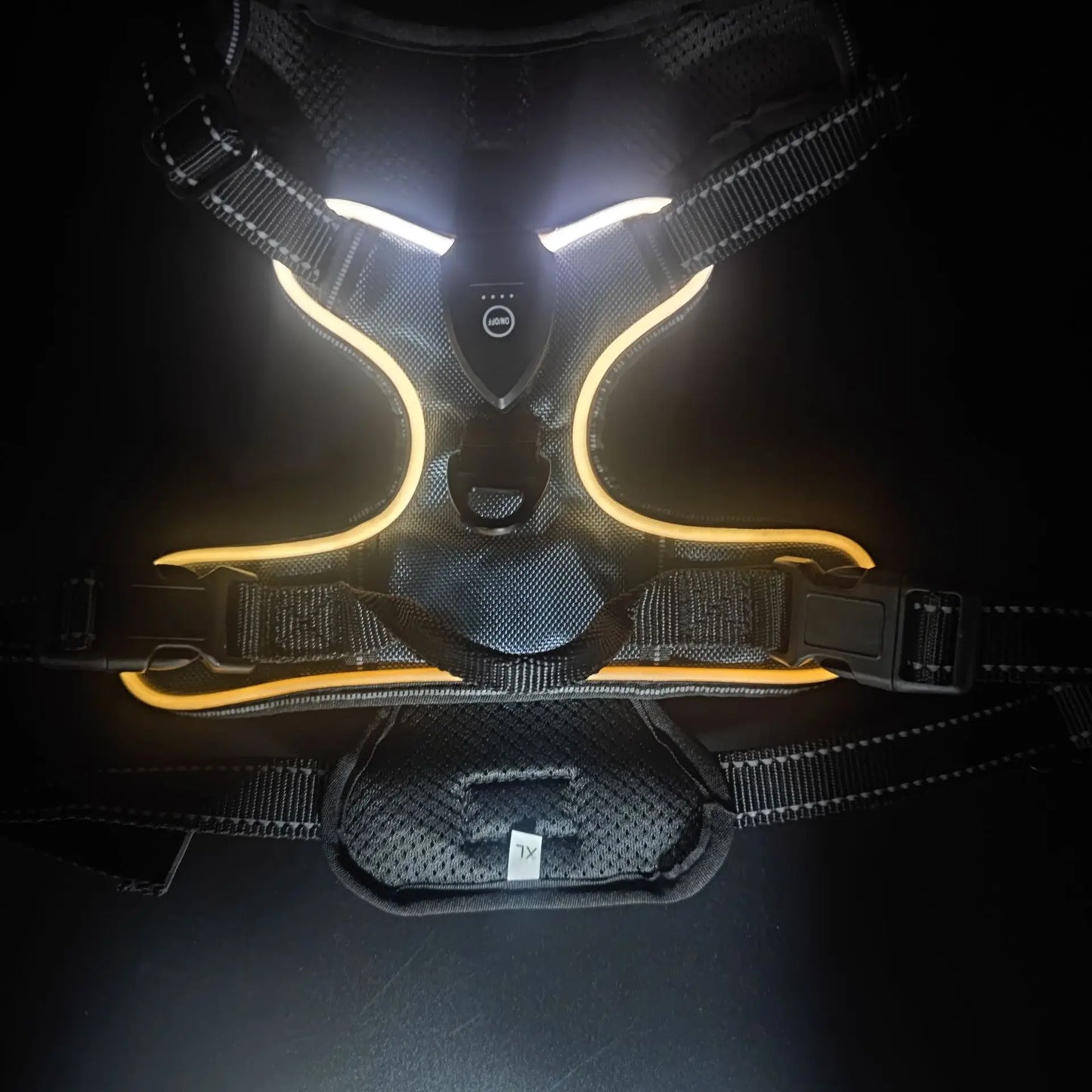 Leuchtendes LED Hundegeschirr – Sicher & Komfortabel bei Nacht