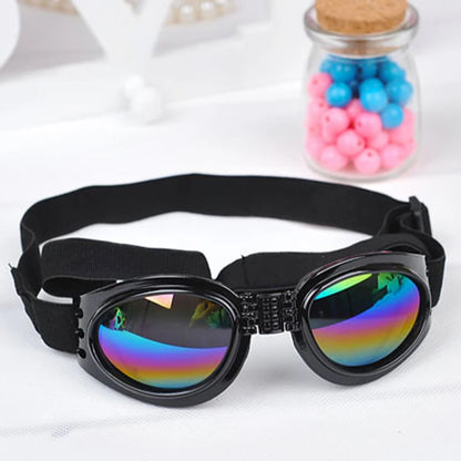 Faltbare Hundesonnenbrille mit UV-Schutz und elastischem Band – Sommer-Style