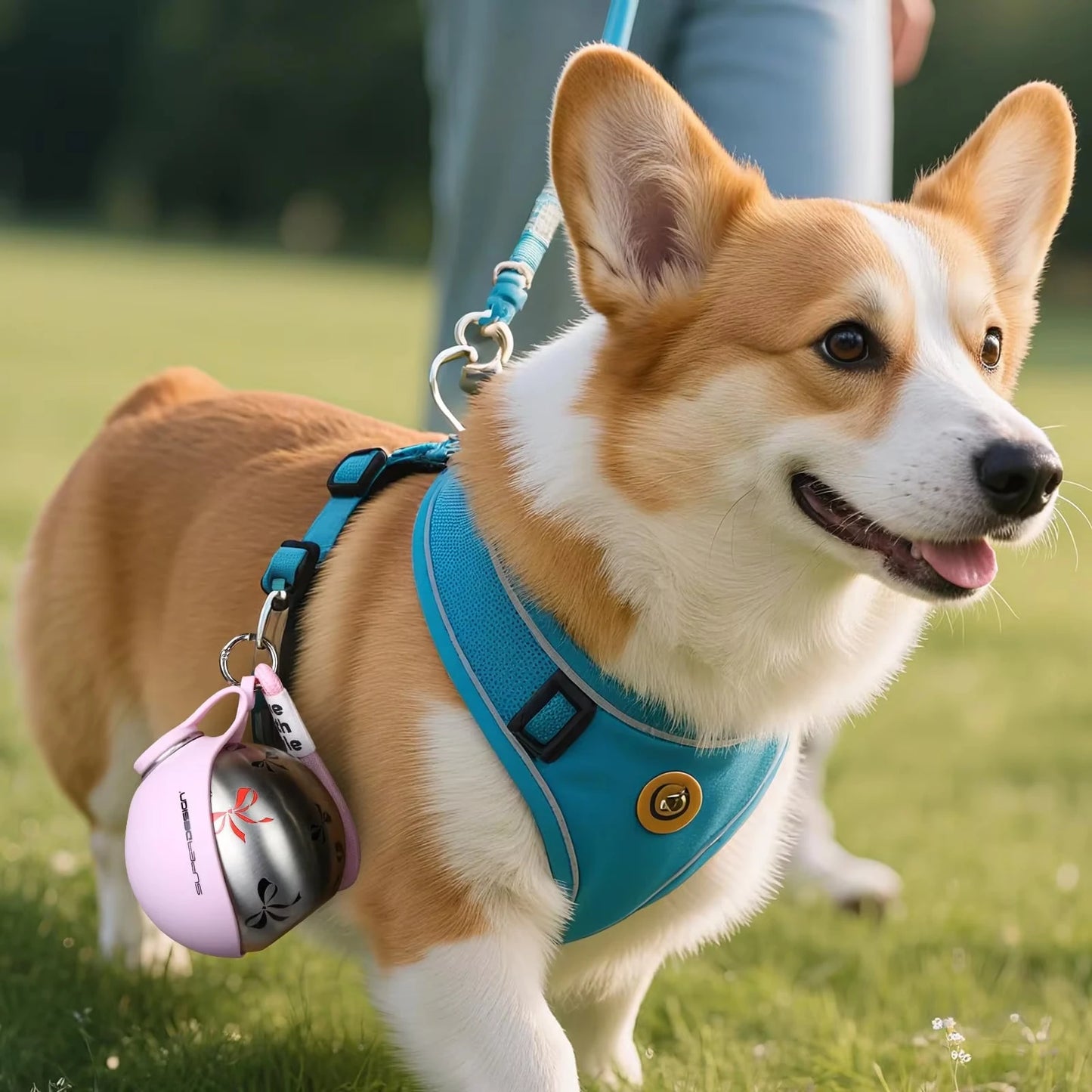 2-in-1 Reise Trinkflasche für Hunde