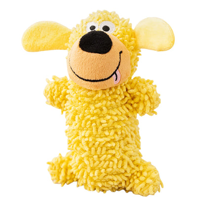 Plüsch Hundespielzeug mit Quietscher – robust & verspielt