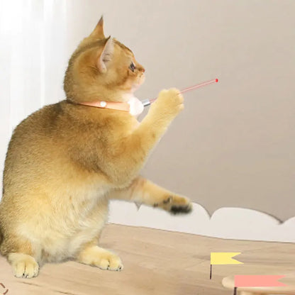 Smart Laser Halsband - Freihändiges Spiel für aktive Katzen & Kitten! 💡