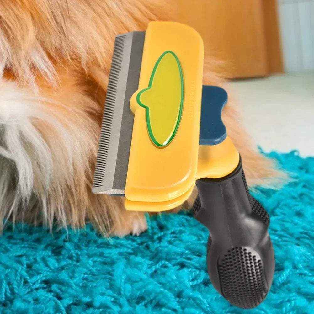 Enthaarungsbürste – Professioneller Fellkamm für Hunde & Katzen jeder Felllänge