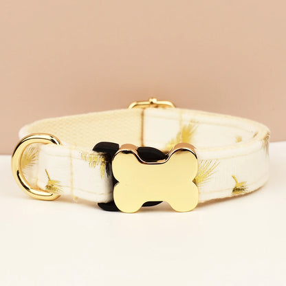 Personalisiertes Samt-Hundehalsband mit Gravur & Stil