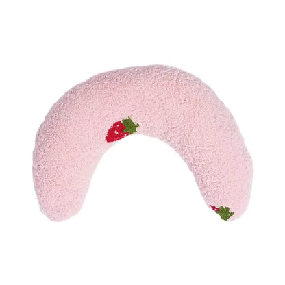 U-förmiges Kuschelkissen für Hunde und Katzen – weicher Schlaf- und Nackenkomfort