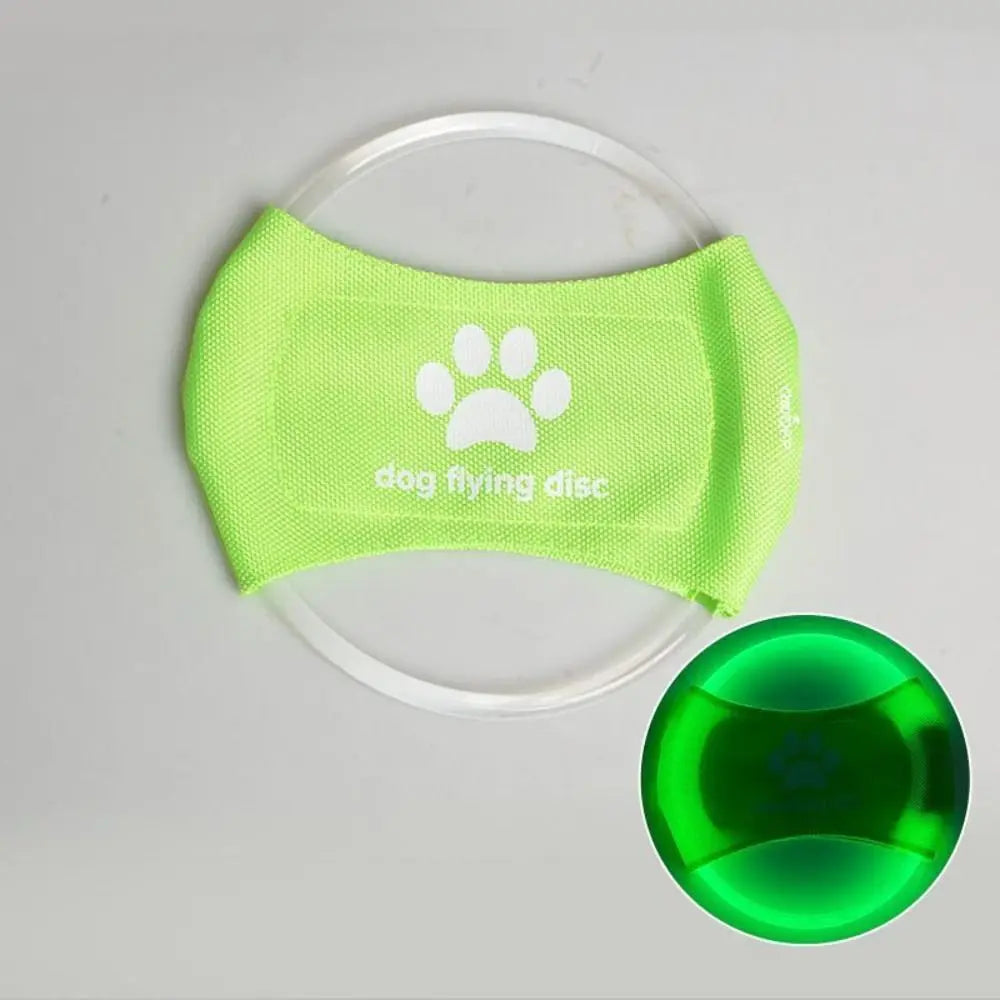 Wiederaufladbare LED-Frisbee für Hunde – Leuchtend, wasserdicht & interaktiv