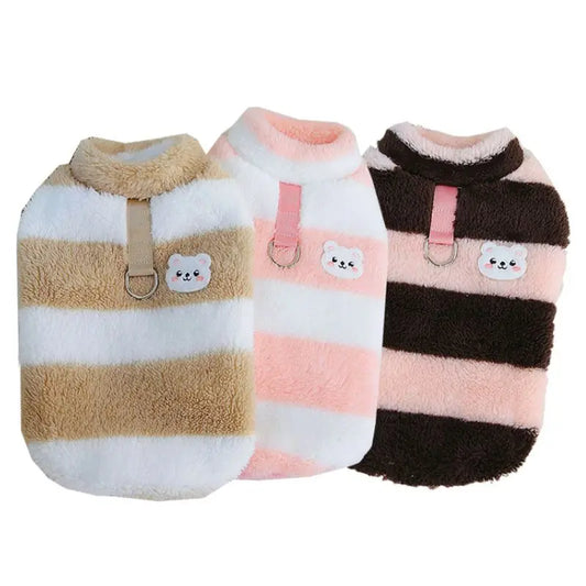 Warmer Fleece-Hundepullover für kleine Hunde – Herbst & Winte