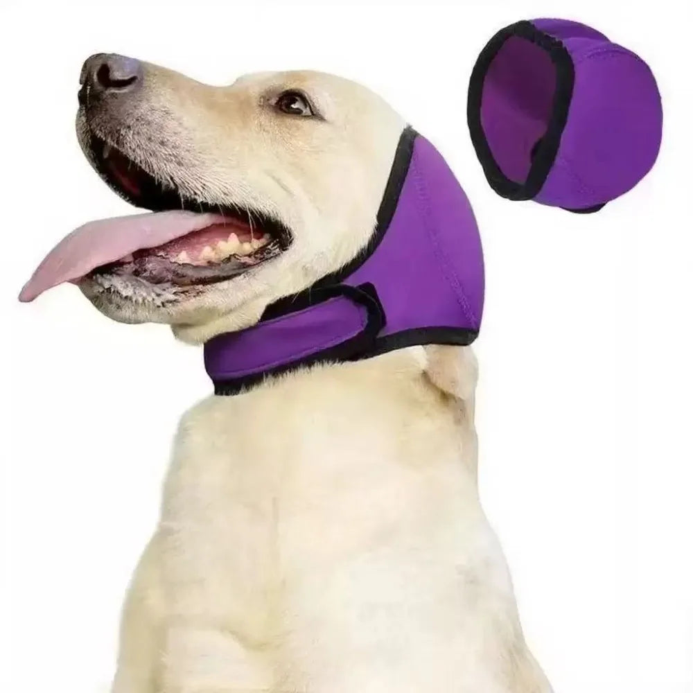 Hunde-Ohrenschutz mit Geräuschdämpfung Lila