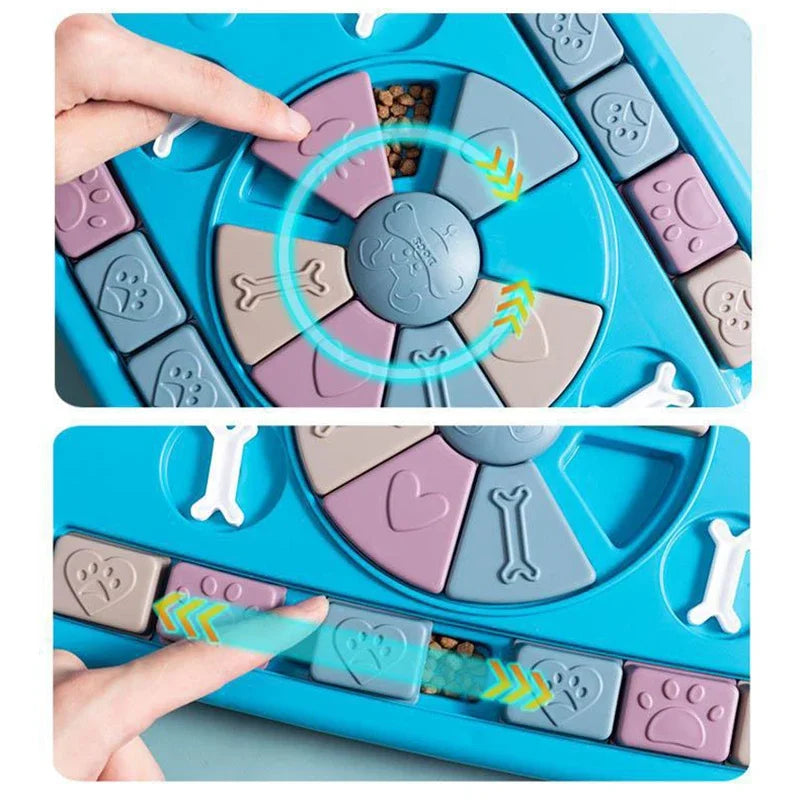 Hunde IQ Spiel & Langsamer Feeder - Stressfrei füttern & schlauer werden