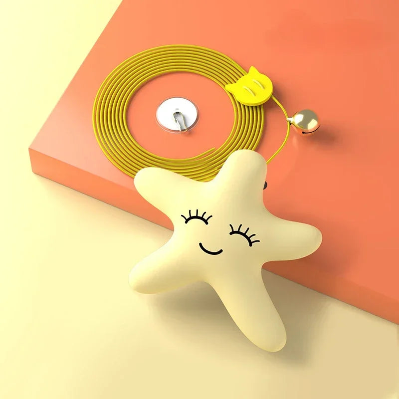 Katzenspielzeug zum Aufhängen – Elastisches Seil mit süßen Anhängern