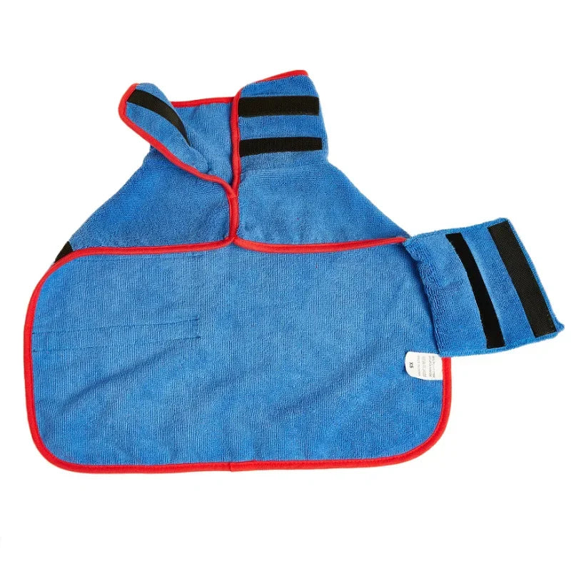 Flauschiger Haustierbademantel – saugstark & bequem für jedes Haustier