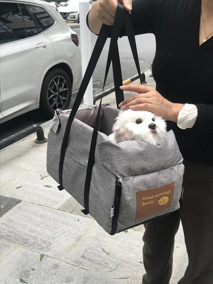 Hundesitz für Auto-Mittelkonsole – Sicher & Bequem für Kleine Hunde & Katzen