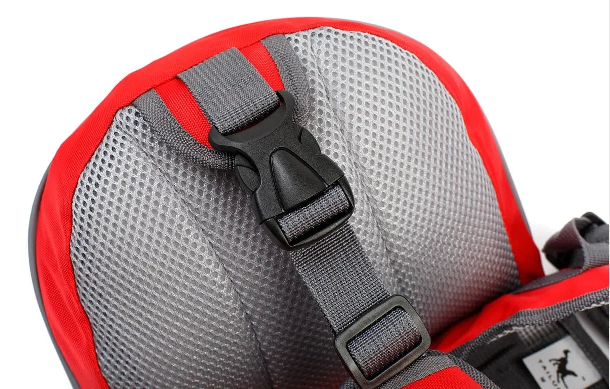 Reflektierende Hundesatteltasche mit Stauraum und Tragegriff – Ideal zum Wandern und Gassigehen