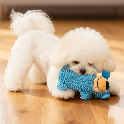 Plüsch Hundespielzeug mit Quietscher – robust & verspielt