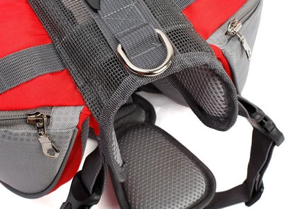 Reflektierende Hundesatteltasche mit Stauraum und Tragegriff – Ideal zum Wandern und Gassigehen