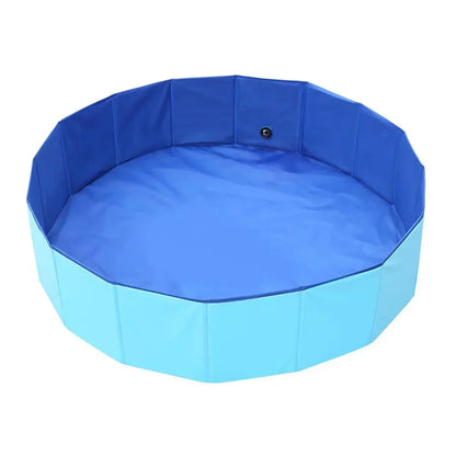 Faltbarer PVC Hundepool mit Abflussventil – Ideal für Sommer & Garten