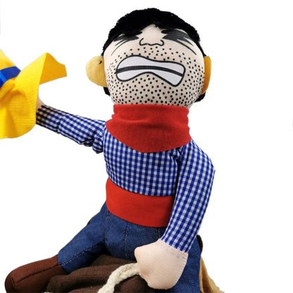 Cowboy-Kostüm für Hunde & Katzen mit Reiterfigur