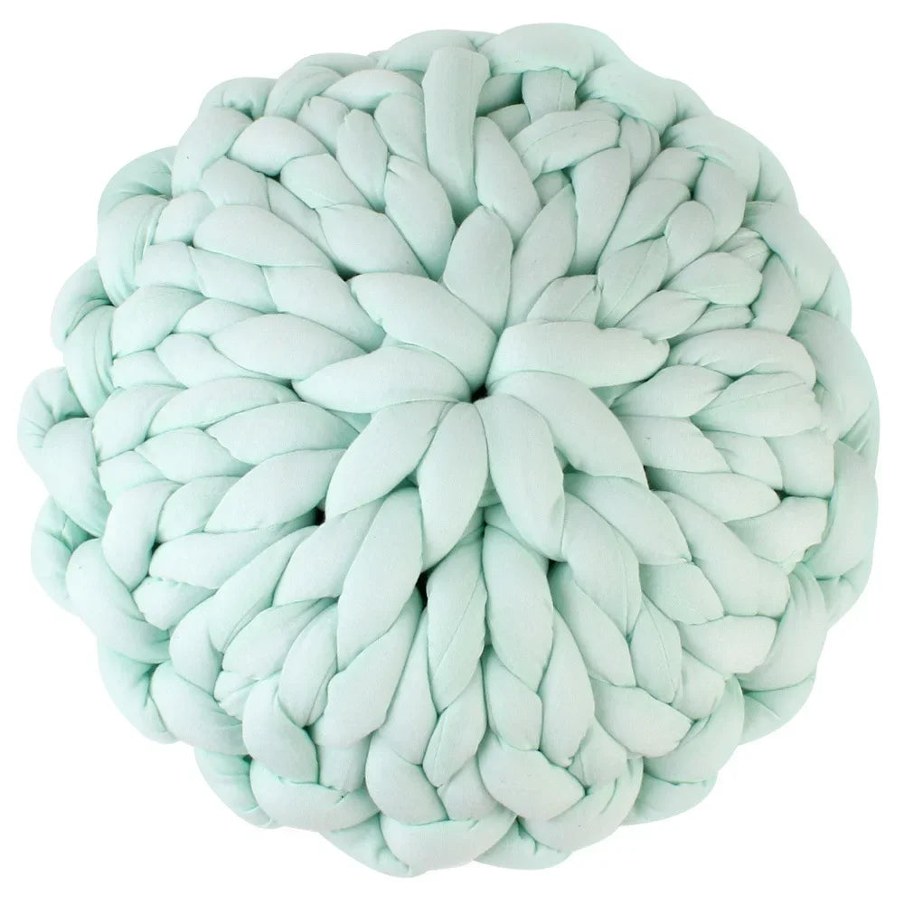 Ultra-Weiches Handgewebtes Haustierbett – Rund, Waschbar & Ganzjährig 🐾