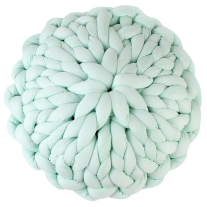 Ultra-Weiches Handgewebtes Haustierbett – Rund, Waschbar & Ganzjährig 🐾