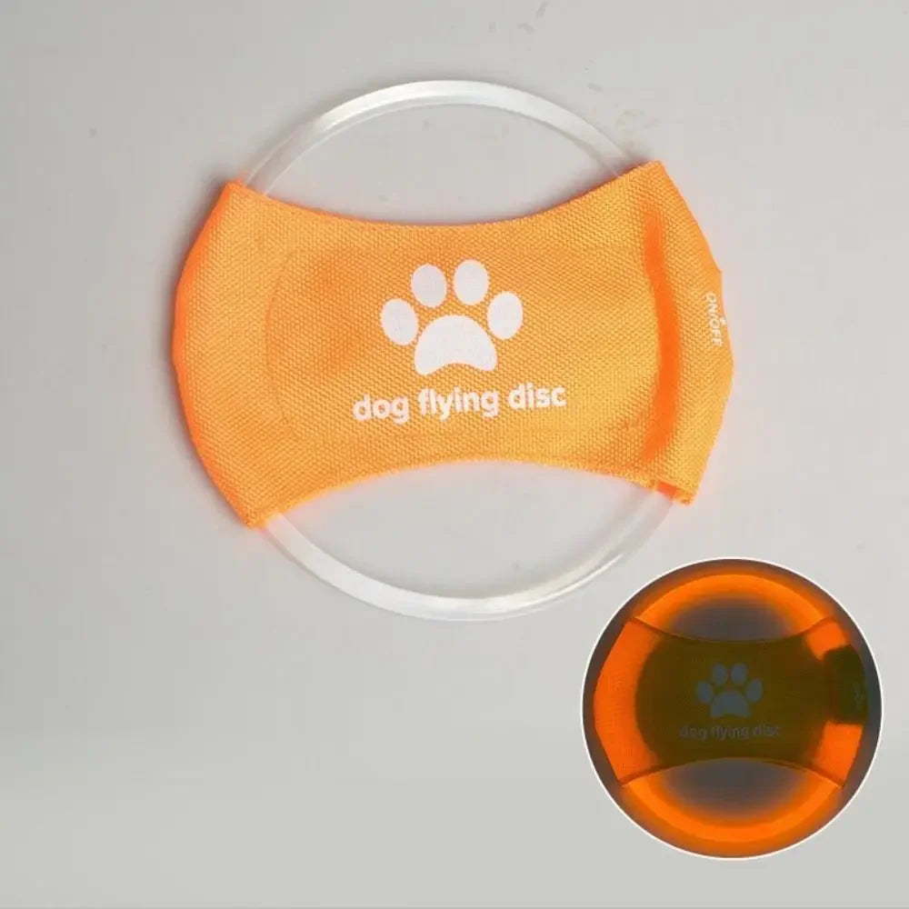 Wiederaufladbare LED-Frisbee für Hunde – Leuchtend, wasserdicht & interaktiv
