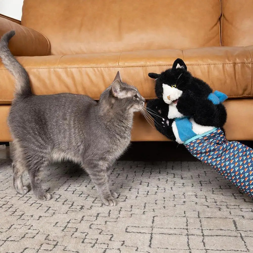 Interaktiver Katzen-Spielhandschuh