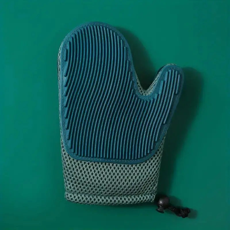 2-in-1 Fellpflege-Handschuh – Entfernt Haare & massiert sanft
