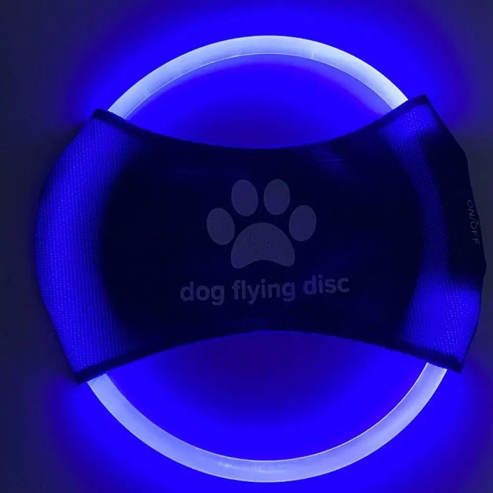 Wiederaufladbare LED-Frisbee für Hunde – Leuchtend, wasserdicht & interaktiv