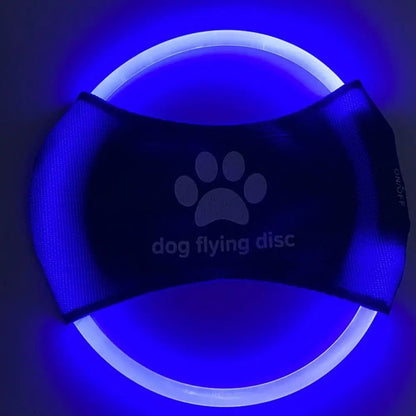 Wiederaufladbare LED-Frisbee für Hunde – Leuchtend, wasserdicht & interaktiv