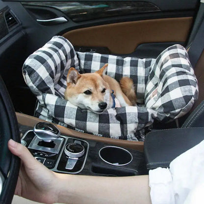 Luxus Auto-Hundesitz – weich, sicher & tragbar für jede Fahrt 🚗🐶