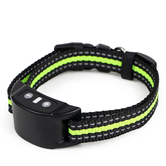 Automatisches Anti-Bell-Halsband mit Ton & Impuls Fluoreszierendes Grün