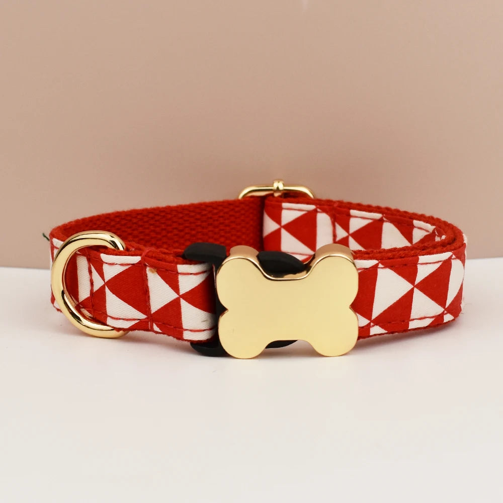 Personalisiertes Samt-Hundehalsband mit Gravur & Stil