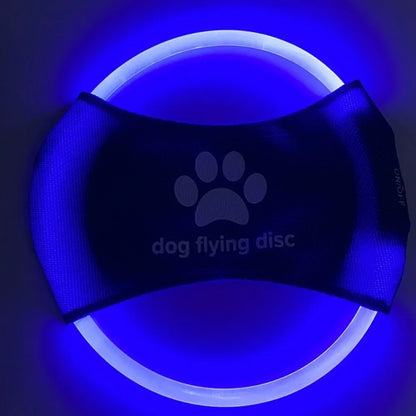 Wiederaufladbare LED-Frisbee für Hunde – Leuchtend, wasserdicht & interaktiv