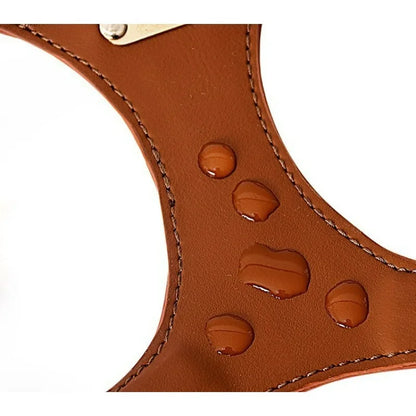 Verstellbares Leder-Hundegeschirr mit individueller Gravur