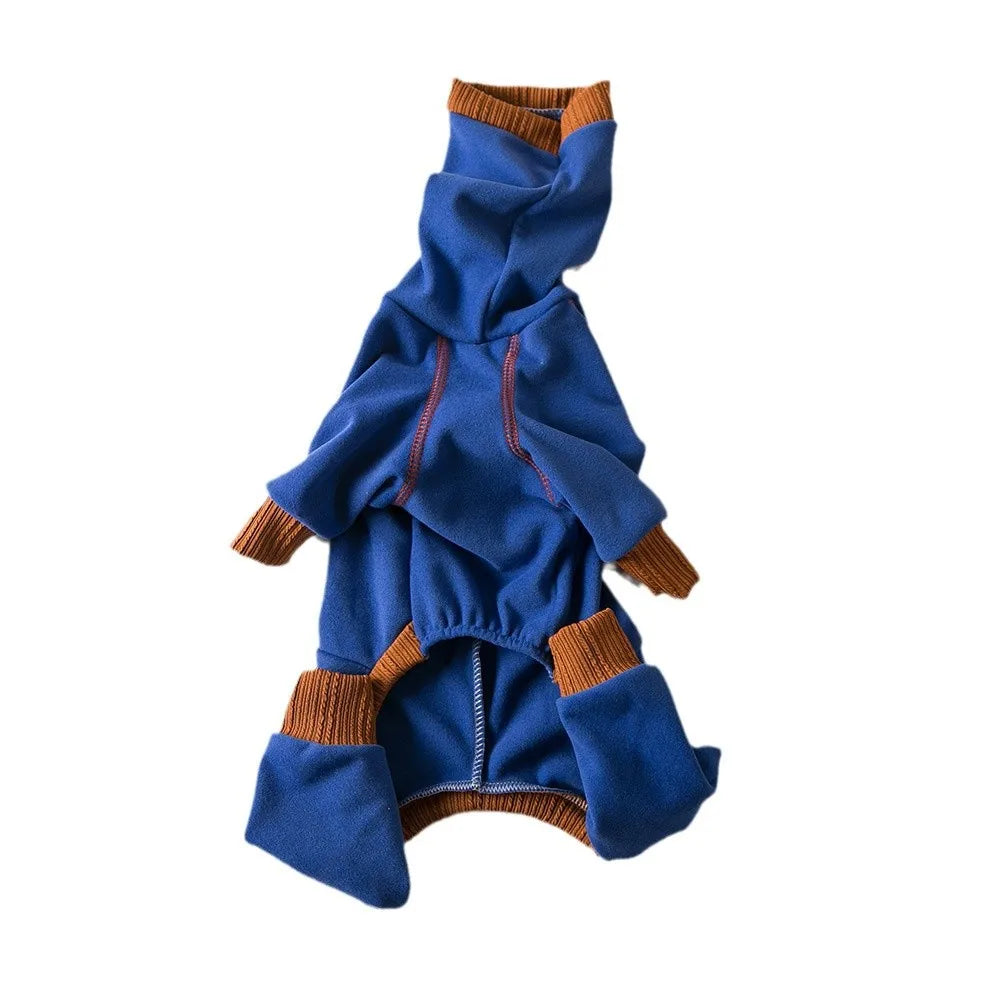 Warmer Hunde-Winteranzug aus Plüsch – Vierbeinig, bequem & stylisch