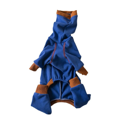 Warmer Hunde-Winteranzug aus Plüsch – Vierbeinig, bequem & stylisch