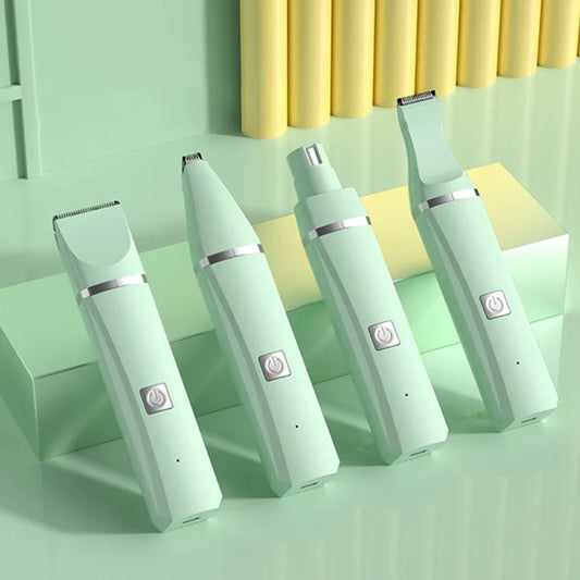 4‑in‑1 Tierpflege‑Trimmer – leise, wasserdicht & präzise