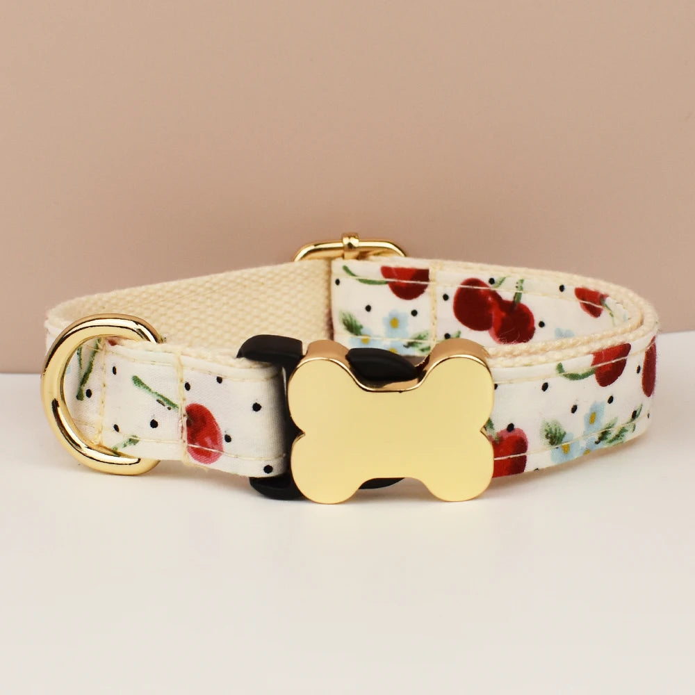 Personalisiertes Samt-Hundehalsband mit Gravur & Stil