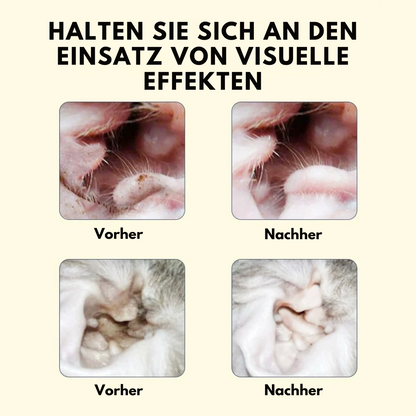 Sanfte Ohrentropfen für Haustiere – Entfernt effektiv Schmutz und Milben